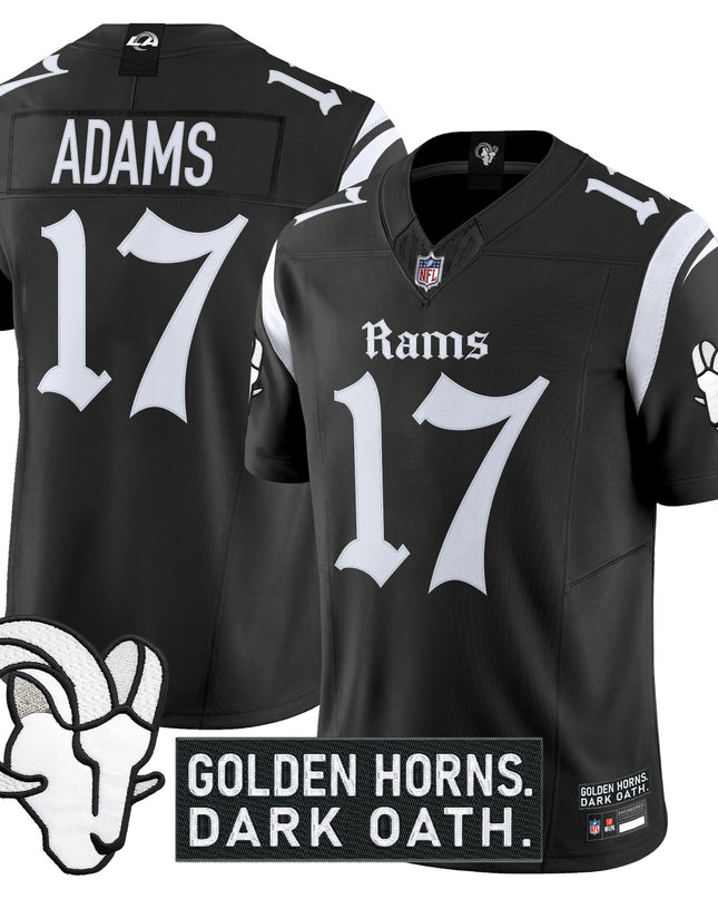 Men's Los Angeles Rams 'Gothic Horns Reforged Edition' Vapor Limited Jersey - All Stitched