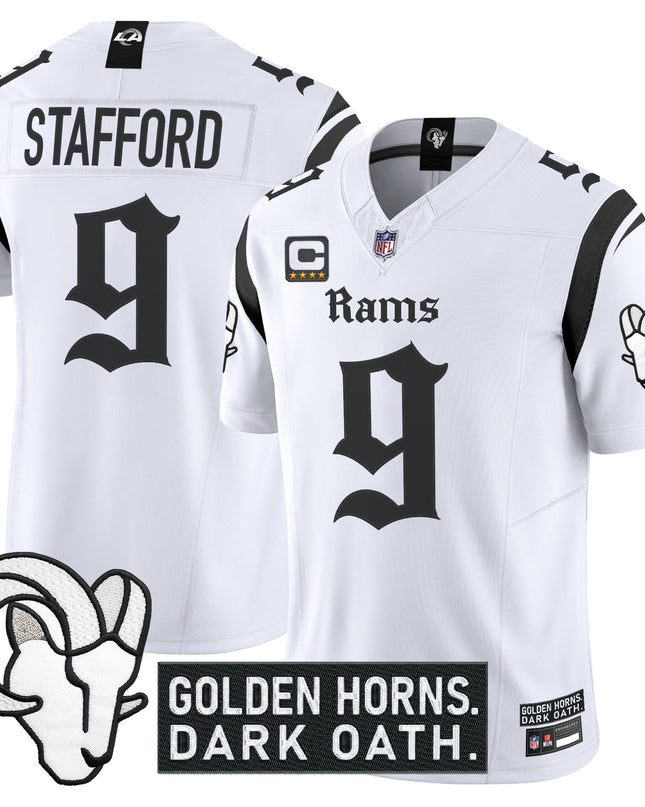 Men's Los Angeles Rams 'Gothic Horns Reforged Edition' Vapor Limited Jersey - All Stitched