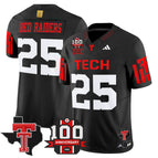 Black / #25 Red Raiders / S