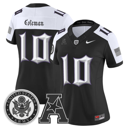 Women's Army Black Knights Honoring 250 Years Of Service And Sacrifice Vapor Limited Jersey - All Stitched