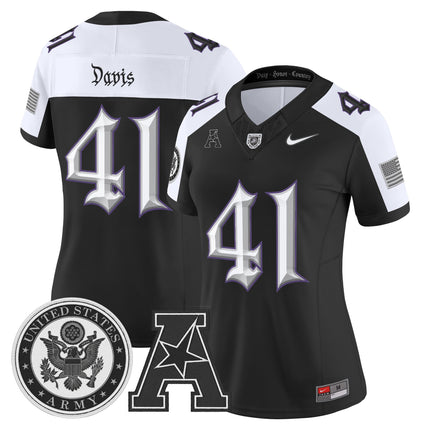 Women's Army Black Knights Honoring 250 Years Of Service And Sacrifice Vapor Limited Jersey - All Stitched