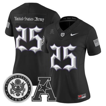 Women's Army Black Knights Honoring 250 Years Of Service And Sacrifice Vapor Limited Jersey - All Stitched