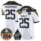 White / #25 Midshipmen / S