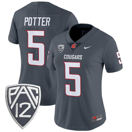 Women's Washington State Cougars 2025 Vapor Limited Jersey V2 - All Stitched