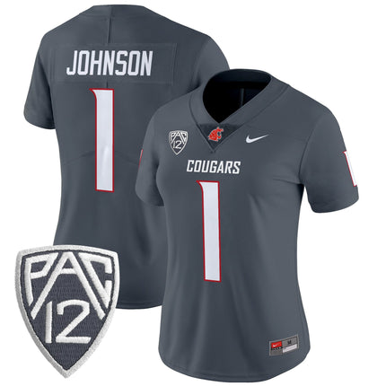 Women's Washington State Cougars 2025 Vapor Limited Jersey V2 - All Stitched
