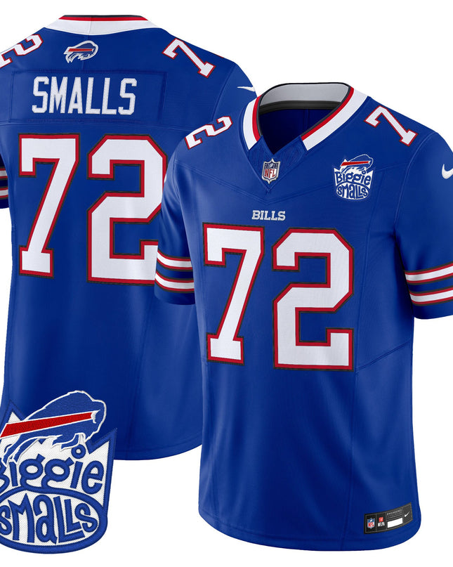Men's Biggie Smalls × Buffalo Bills Vapor Limited Jersey - All stitched
