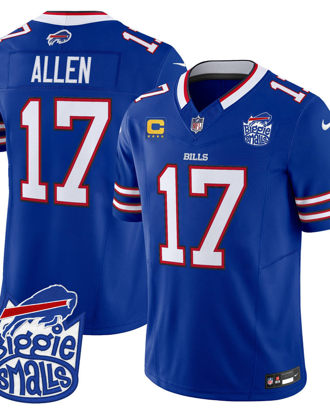 Men's Biggie Smalls × Buffalo Bills Vapor Limited Jersey - All stitched