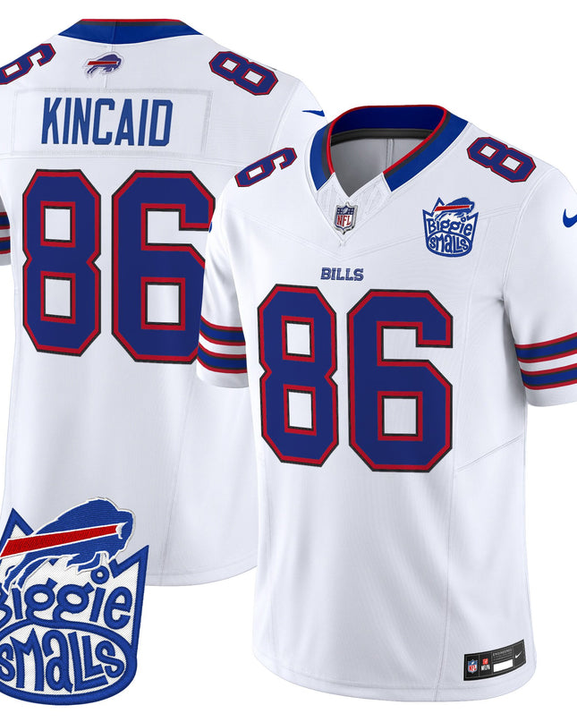 Men's Biggie Smalls × Buffalo Bills Vapor Limited Jersey - All stitched
