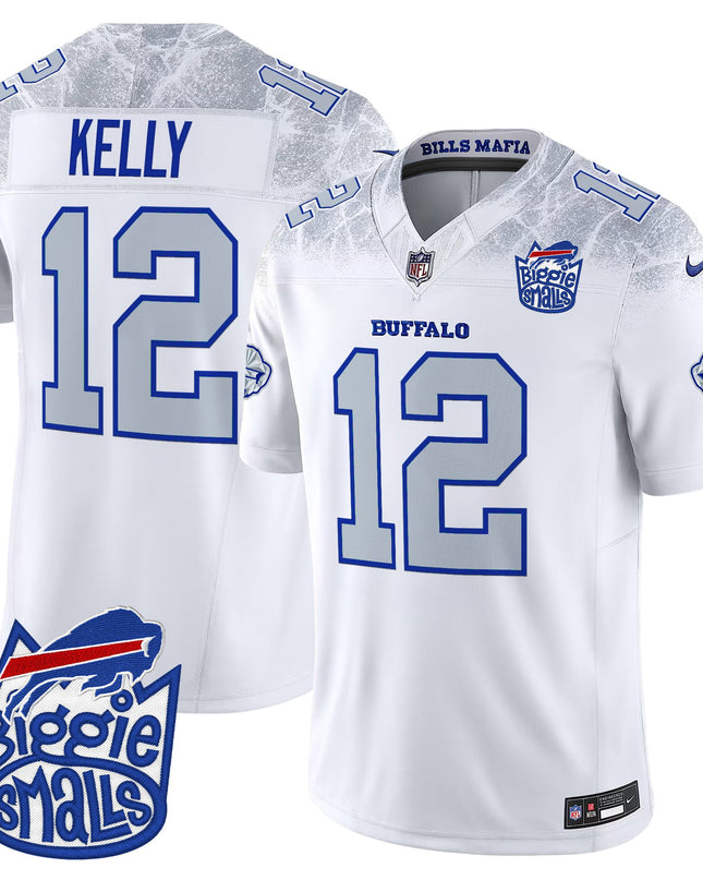 Men's Biggie Smalls × Buffalo Bills Vapor Limited Jersey - All stitched