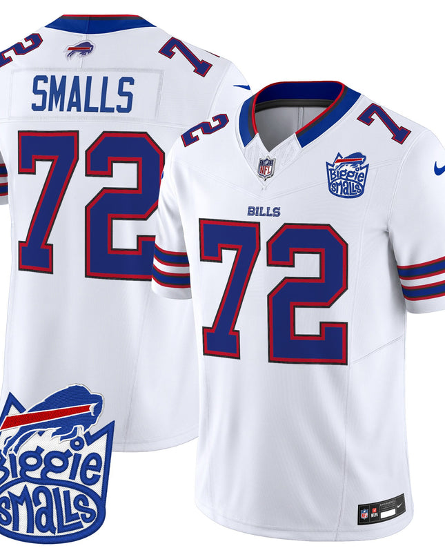 Men's Biggie Smalls × Buffalo Bills Vapor Limited Jersey - All stitched