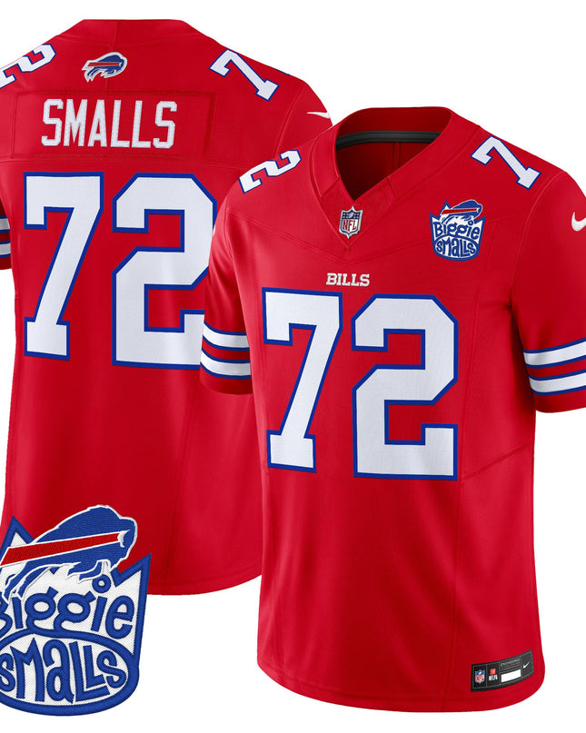 Men's Biggie Smalls × Buffalo Bills Vapor Limited Jersey - All stitched