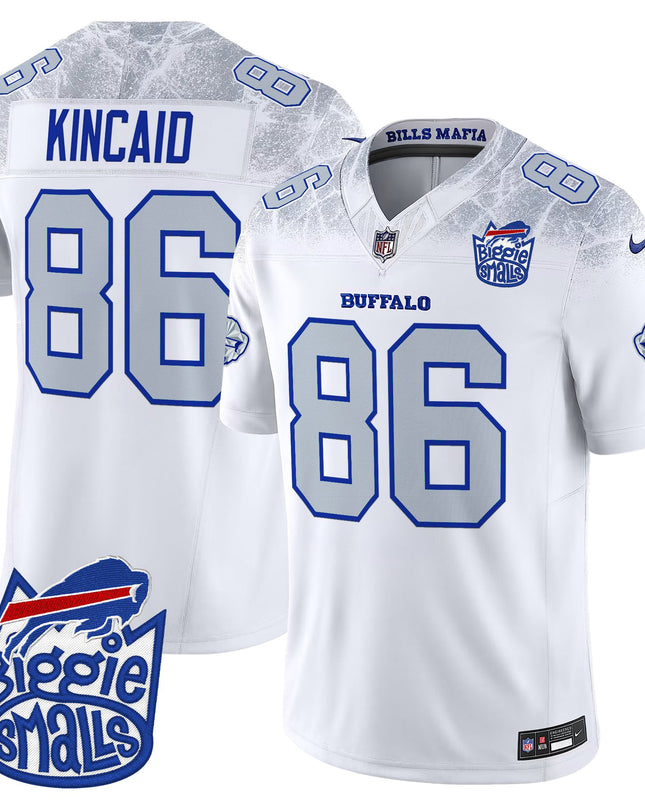 Men's Biggie Smalls × Buffalo Bills Vapor Limited Jersey - All stitched