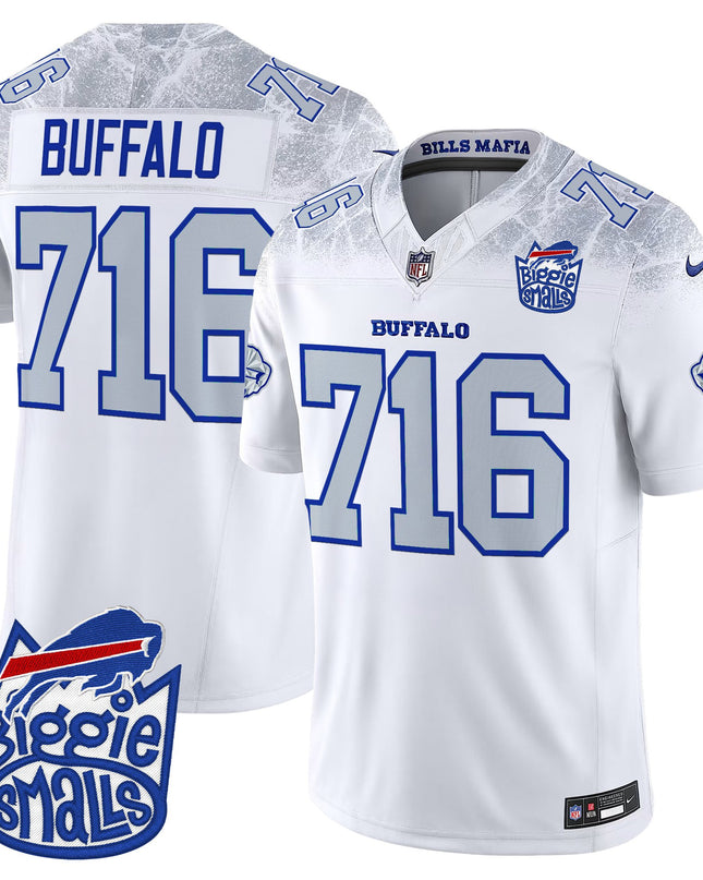 Men's Biggie Smalls × Buffalo Bills Vapor Limited Jersey - All stitched