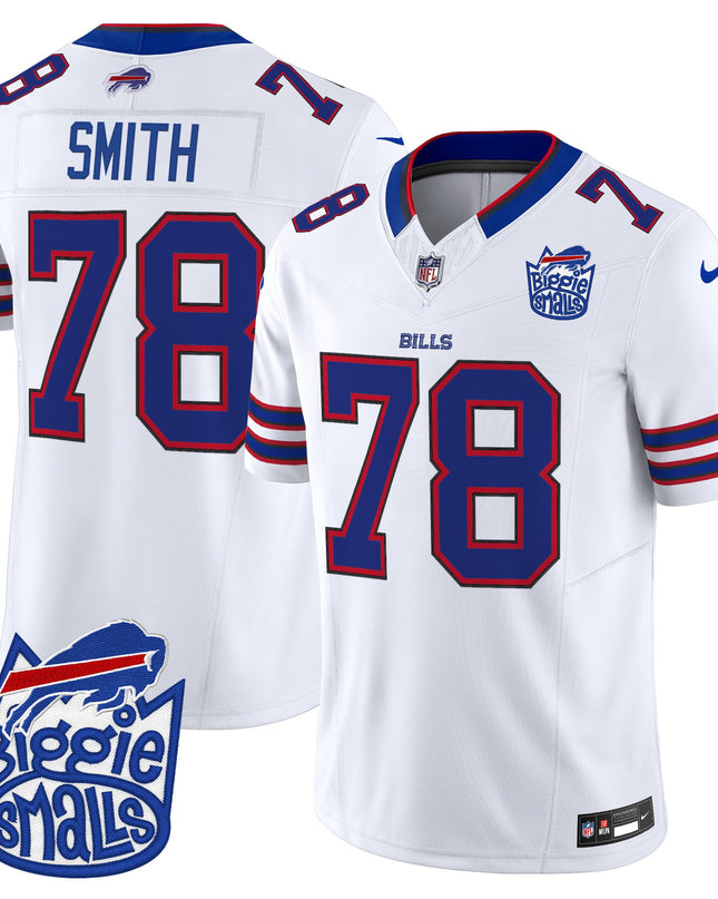 Men's Biggie Smalls × Buffalo Bills Vapor Limited Jersey - All stitched