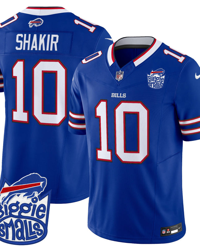 Men's Biggie Smalls × Buffalo Bills Vapor Limited Jersey - All stitched