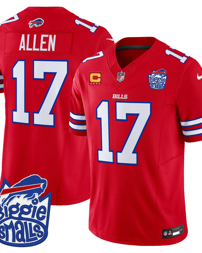 Men's Biggie Smalls × Buffalo Bills Vapor Limited Jersey - All stitched