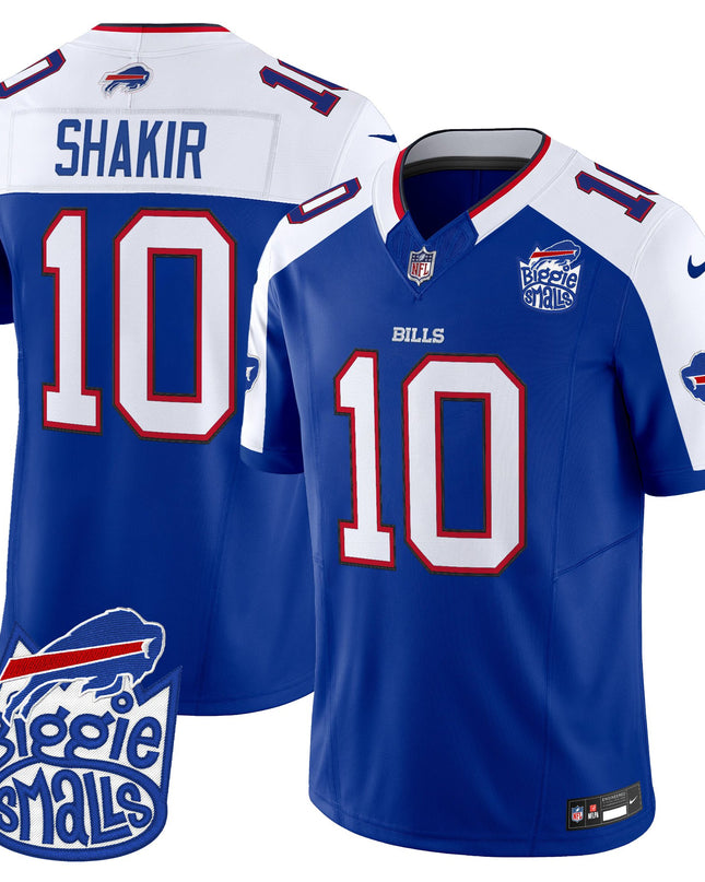 Men's Biggie Smalls × Buffalo Bills Vapor Limited Jersey - All stitched