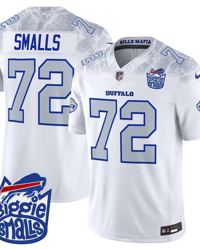 Men's Biggie Smalls × Buffalo Bills Vapor Limited Jersey - All stitched