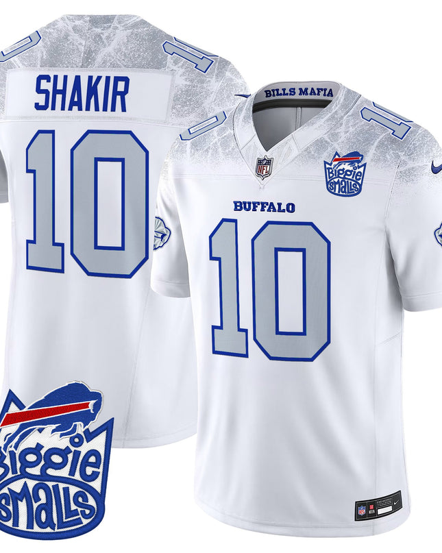 Men's Biggie Smalls × Buffalo Bills Vapor Limited Jersey - All stitched