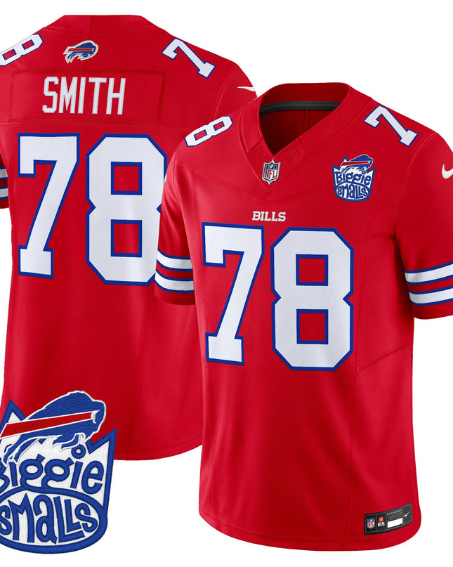 Men's Biggie Smalls × Buffalo Bills Vapor Limited Jersey - All stitched