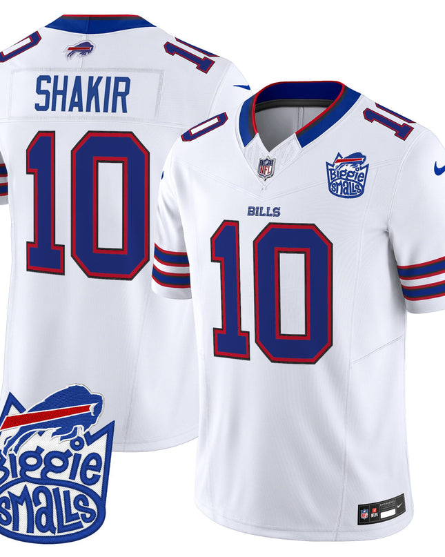 Men's Biggie Smalls × Buffalo Bills Vapor Limited Jersey - All stitched