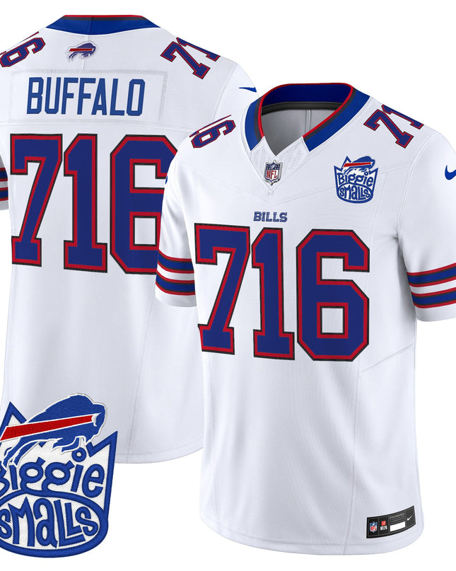 Men's Biggie Smalls × Buffalo Bills Vapor Limited Jersey - All stitched
