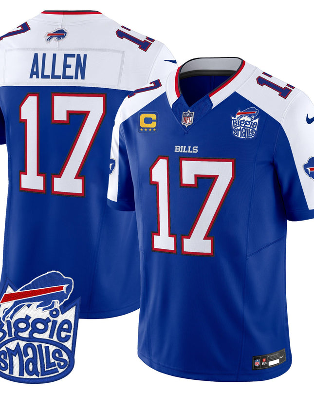 Men's Biggie Smalls × Buffalo Bills Vapor Limited Jersey - All stitched
