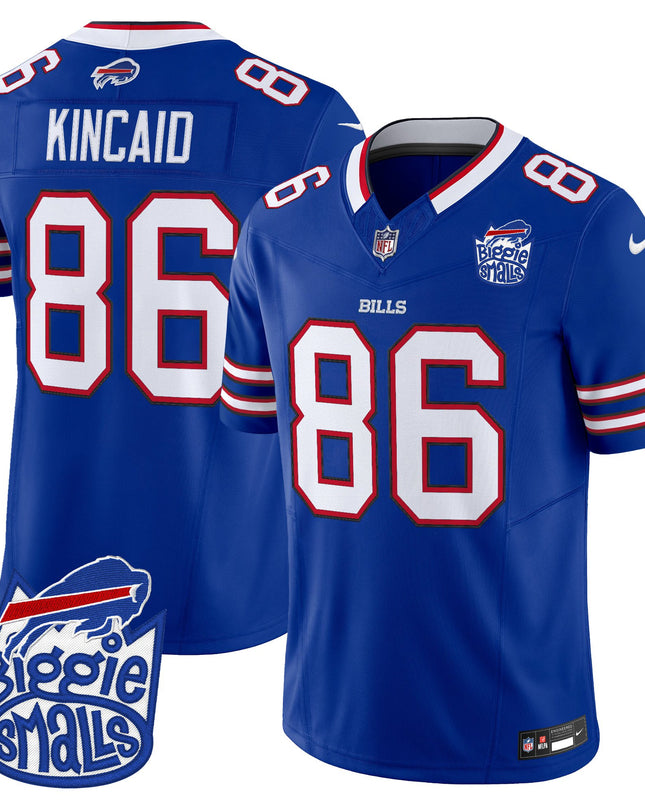 Men's Biggie Smalls × Buffalo Bills Vapor Limited Jersey - All stitched