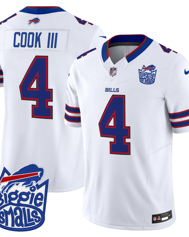 Men's Biggie Smalls × Buffalo Bills Vapor Limited Jersey - All stitched