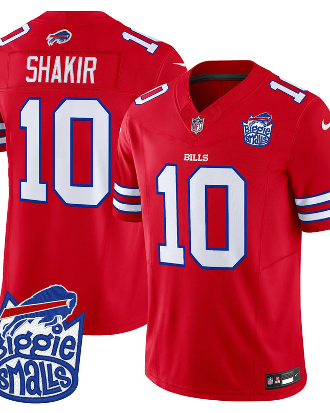 Men's Biggie Smalls × Buffalo Bills Vapor Limited Jersey - All stitched