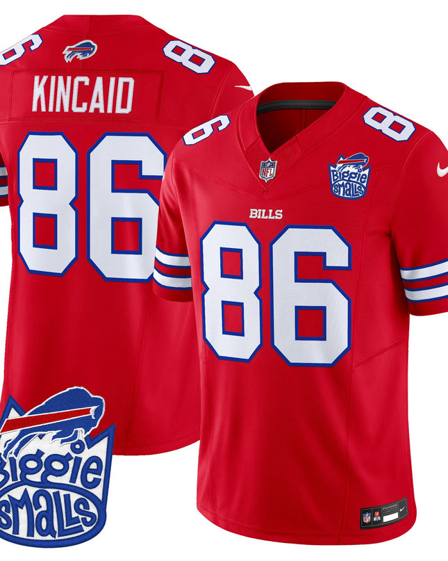 Men's Biggie Smalls × Buffalo Bills Vapor Limited Jersey - All stitched