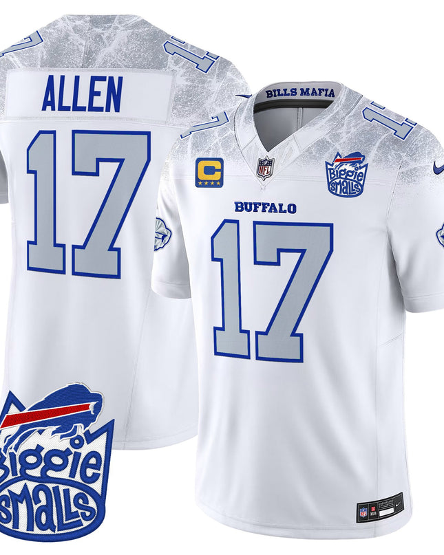 Men's Biggie Smalls × Buffalo Bills Vapor Limited Jersey - All stitched