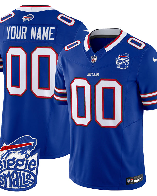 Biggie Smalls × Buffalo Bills Vapor Limited Custom Jersey - All stitched