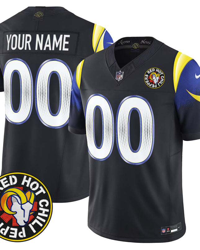 Red Hot Chili Peppers x Los Angeles Rams Vapor Limited Custom Jersey - All Stitched