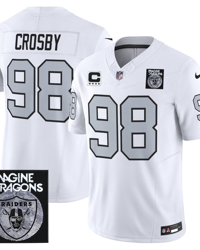 Men's Imagine Dragons x Las Vegas Raiders Vapor Limited Jersey - All Stitched