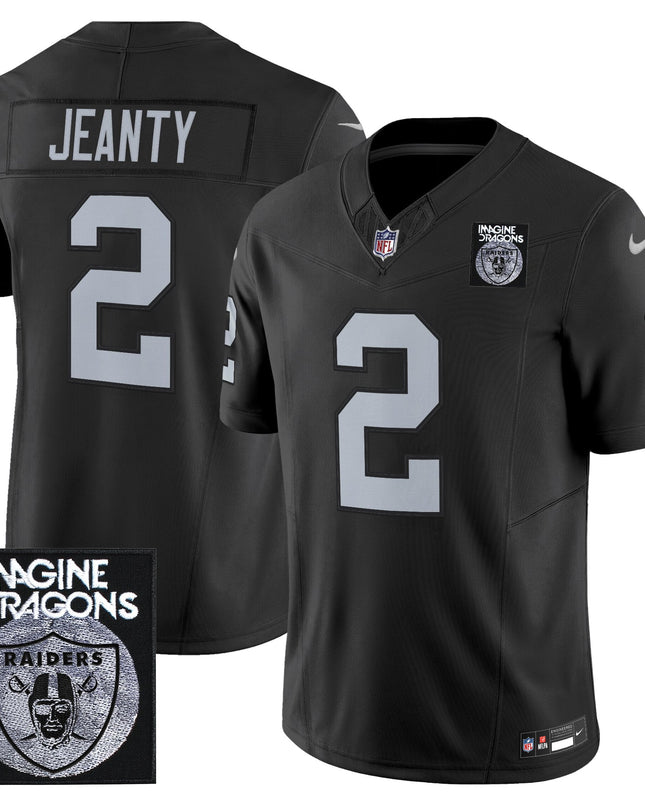 Men's Imagine Dragons x Las Vegas Raiders Vapor Limited Jersey - All Stitched