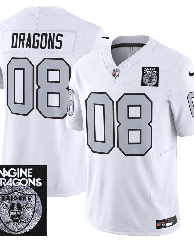 Men's Imagine Dragons x Las Vegas Raiders Vapor Limited Jersey - All Stitched