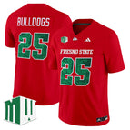Red / #25 Bulldogs / S