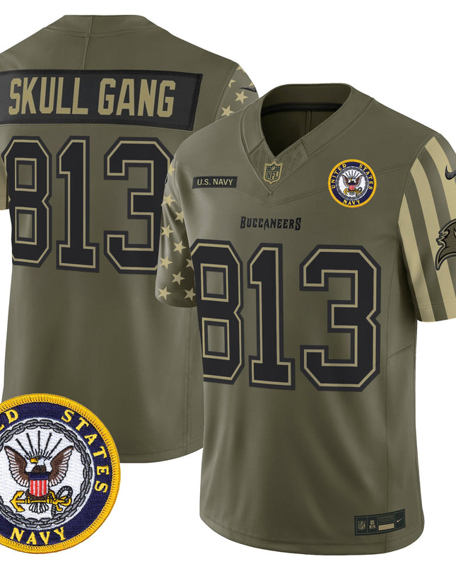 Men's Tampa Bay Buccaneers x U.S. Military Veteran Vapor Limited Jersey - All Stitched