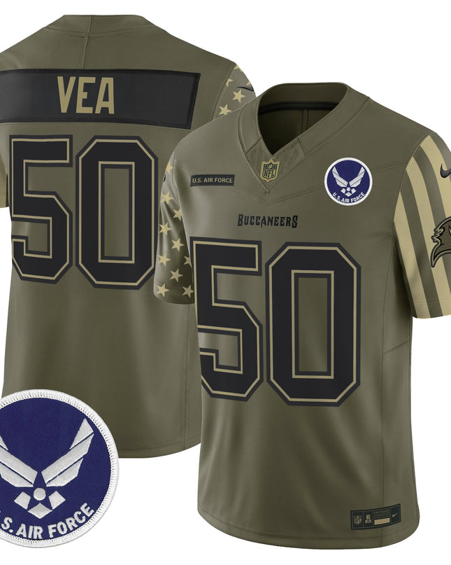 Men's Tampa Bay Buccaneers x U.S. Military Veteran Vapor Limited Jersey - All Stitched