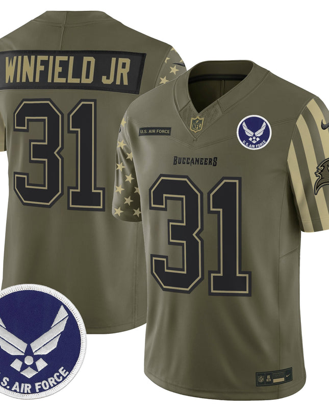 Men's Tampa Bay Buccaneers x U.S. Military Veteran Vapor Limited Jersey - All Stitched
