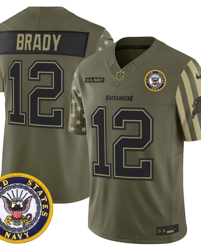 Men's Tampa Bay Buccaneers x U.S. Military Veteran Vapor Limited Jersey - All Stitched