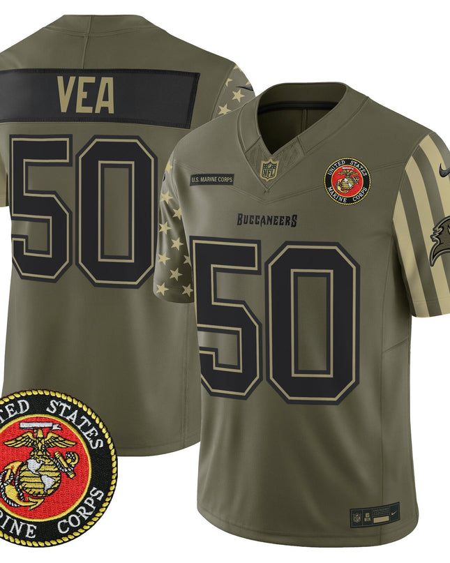 Men's Tampa Bay Buccaneers x U.S. Military Veteran Vapor Limited Jersey - All Stitched