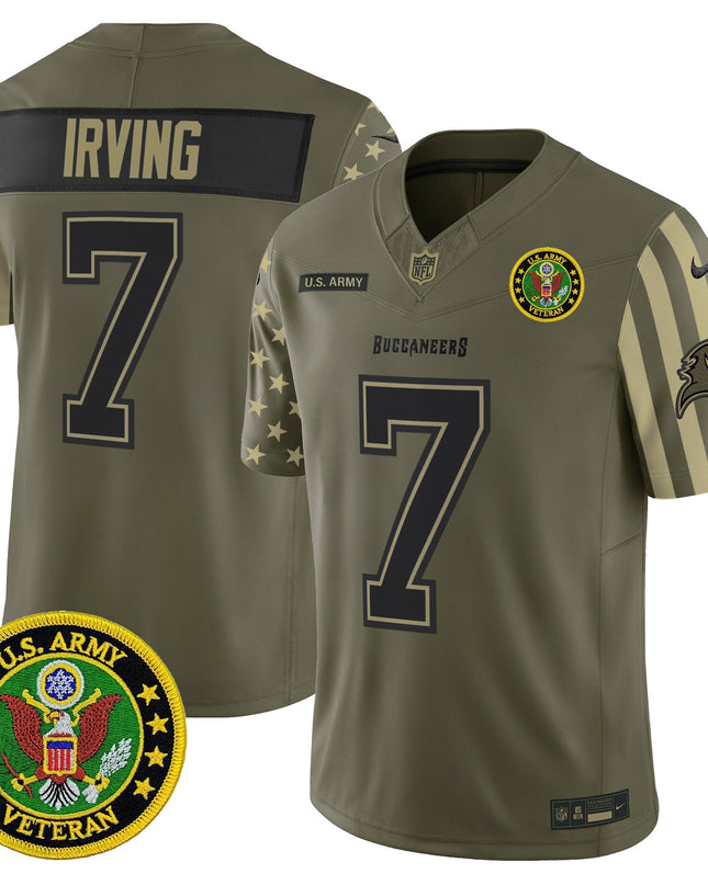 Men's Tampa Bay Buccaneers x U.S. Military Veteran Vapor Limited Jersey - All Stitched