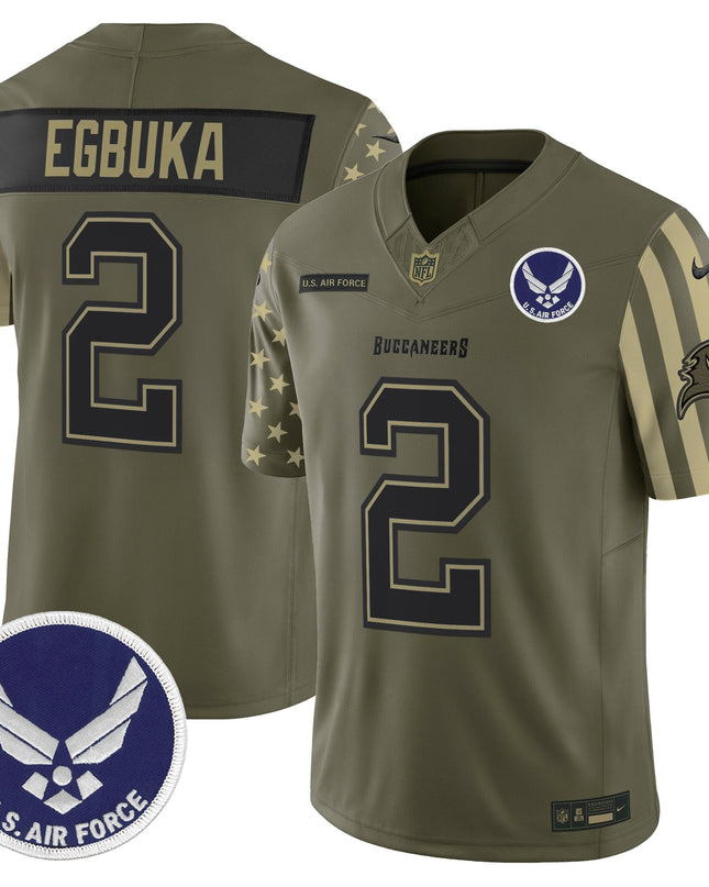 Men's Tampa Bay Buccaneers x U.S. Military Veteran Vapor Limited Jersey - All Stitched