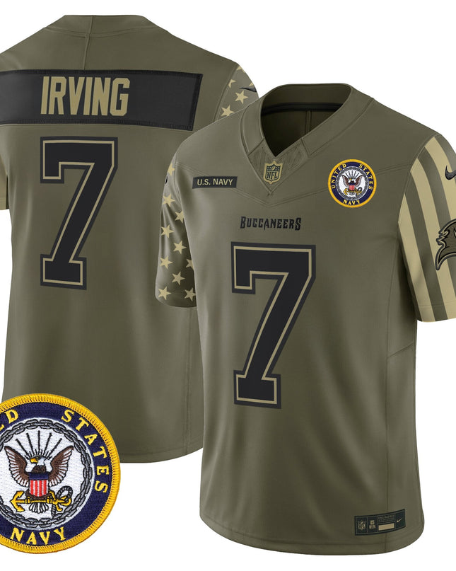 Men's Tampa Bay Buccaneers x U.S. Military Veteran Vapor Limited Jersey - All Stitched