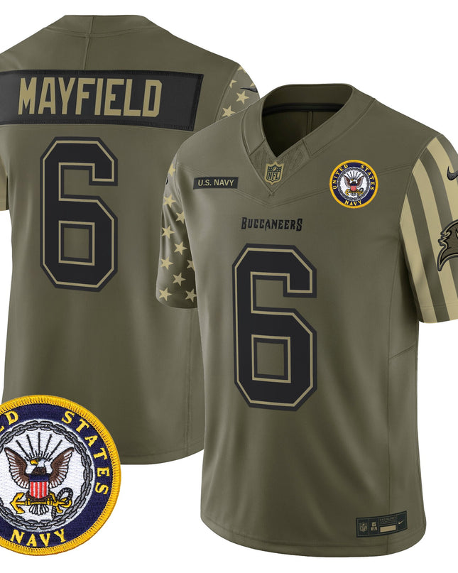 Men's Tampa Bay Buccaneers x U.S. Military Veteran Vapor Limited Jersey - All Stitched