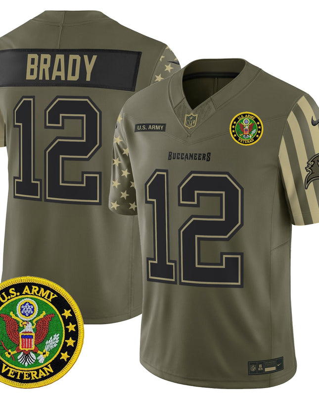 Men's Tampa Bay Buccaneers x U.S. Military Veteran Vapor Limited Jersey - All Stitched
