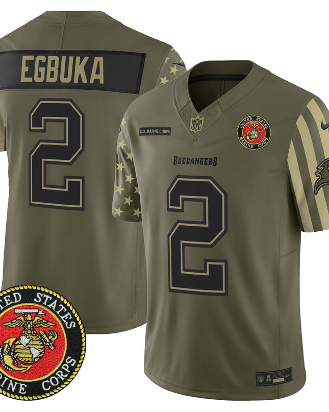 Men's Tampa Bay Buccaneers x U.S. Military Veteran Vapor Limited Jersey - All Stitched