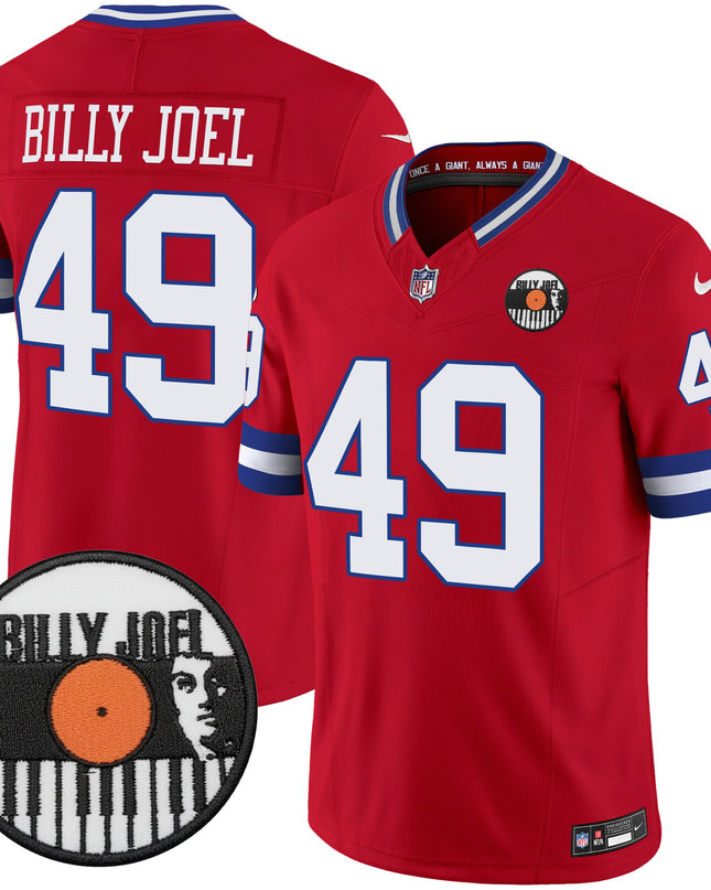 Men's Billy Joel × New York Giants Vapor Limited Jersey - All stitched